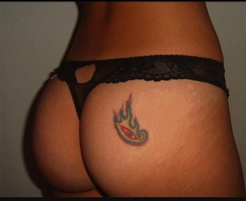 Ass tattoo. #91933657