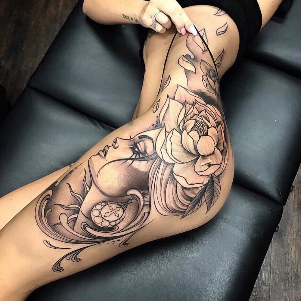 Ass tattoo. #91933667