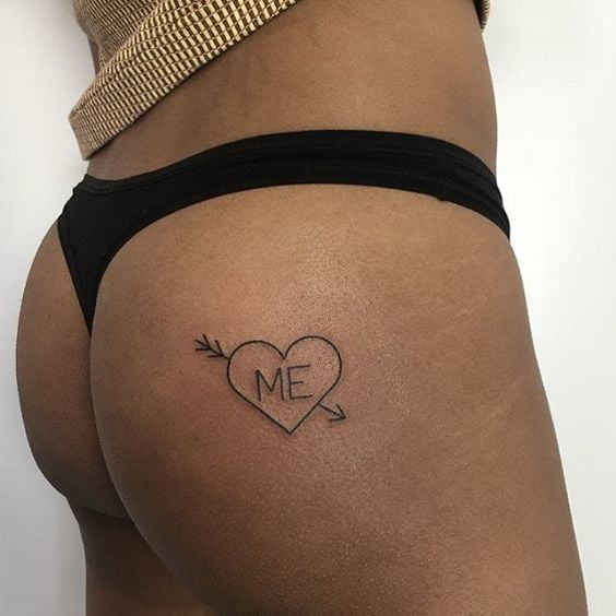 Ass tattoo. #91933685