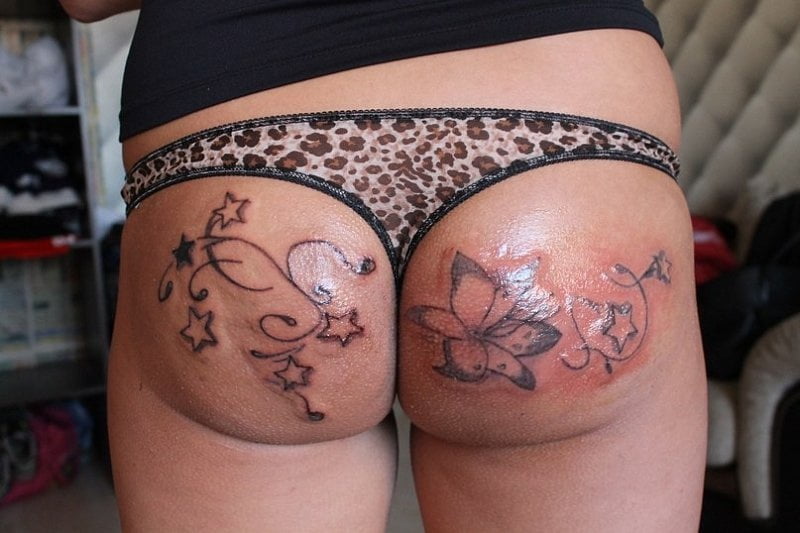 Ass tattoo. #91933718