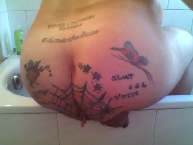 Ass tattoo. #91933731