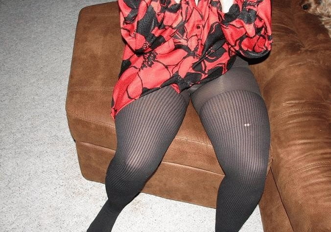 Pantyhose matures on the couch #94962130
