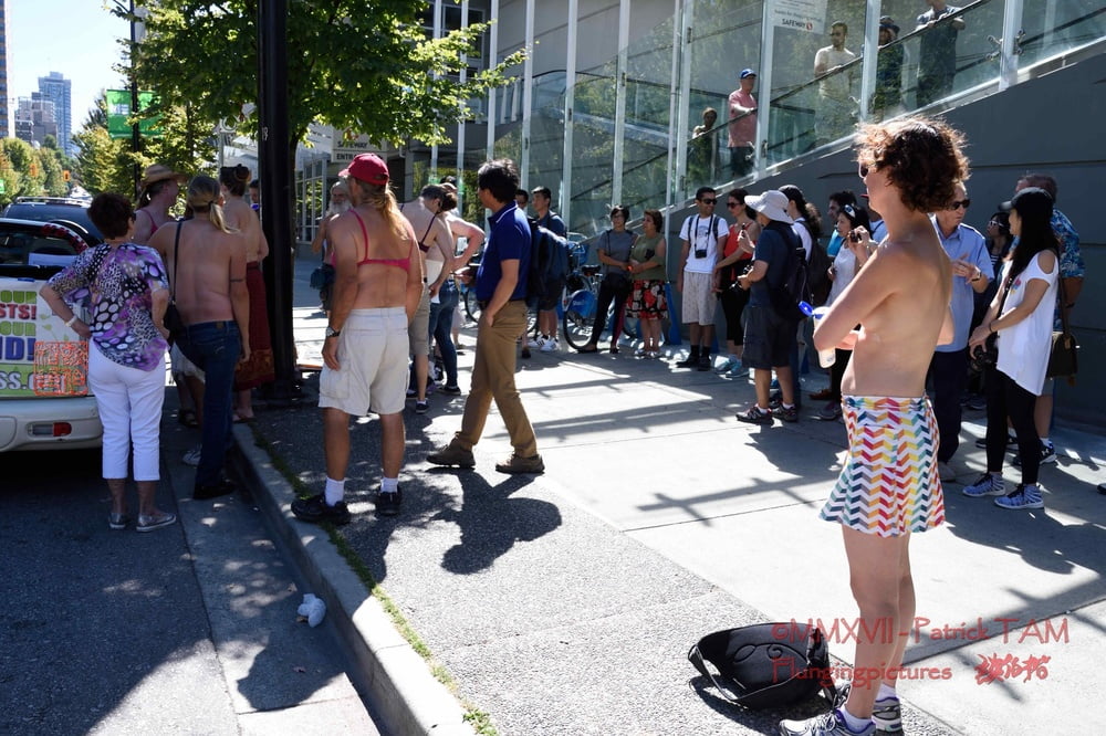 2017 Topless Protests Vancouver BC #90293324