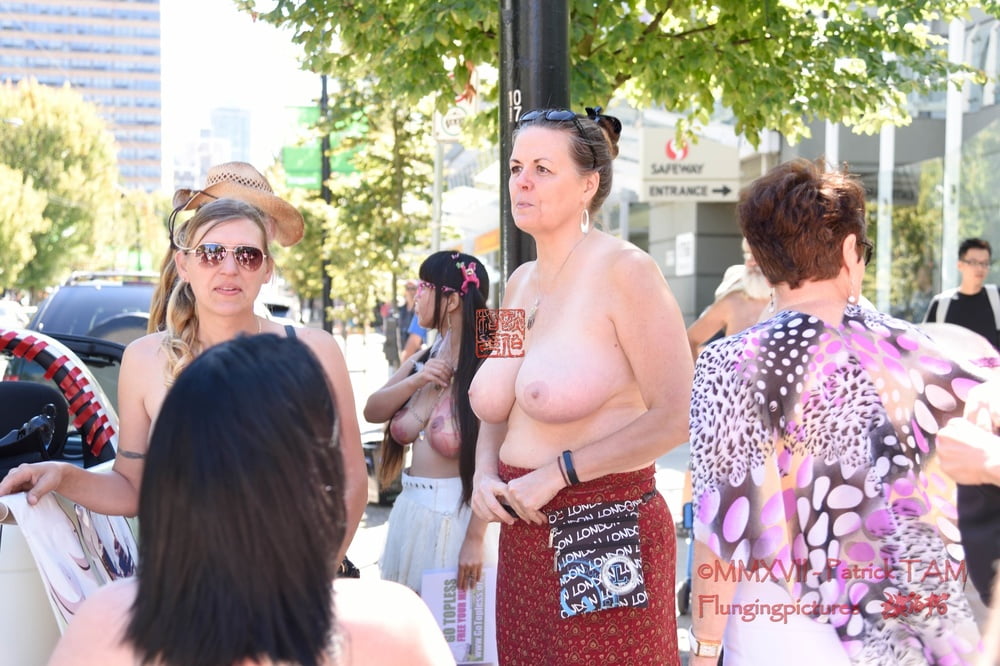 2017 Topless Protests Vancouver BC #90293342