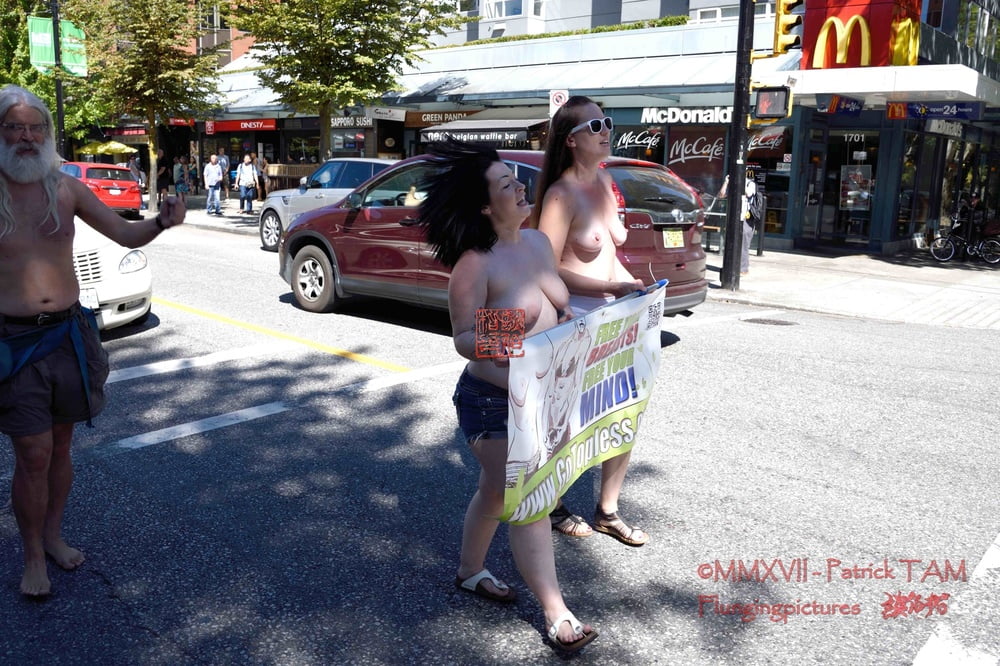 2017 Topless Protests Vancouver BC #90293396