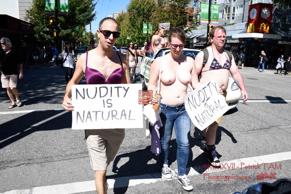 2017 Topless Protests Vancouver BC #90293402