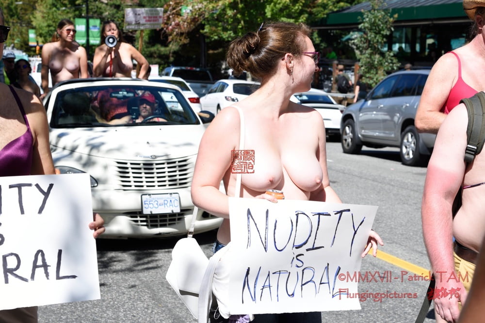 2017 Topless Protests Vancouver BC #90293414