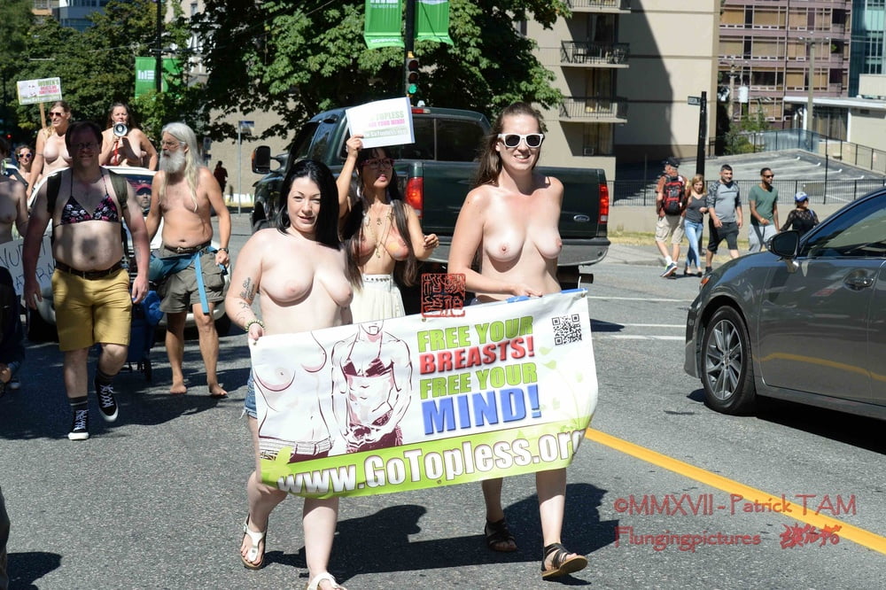 2017 Topless Protests Vancouver BC #90293429