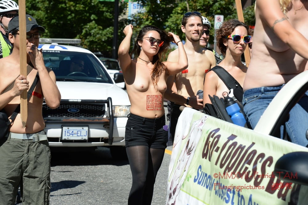 2017 Topless Protests Vancouver BC #90293447