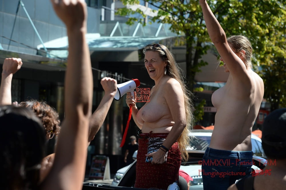 2017 Topless Protests Vancouver BC #90293465