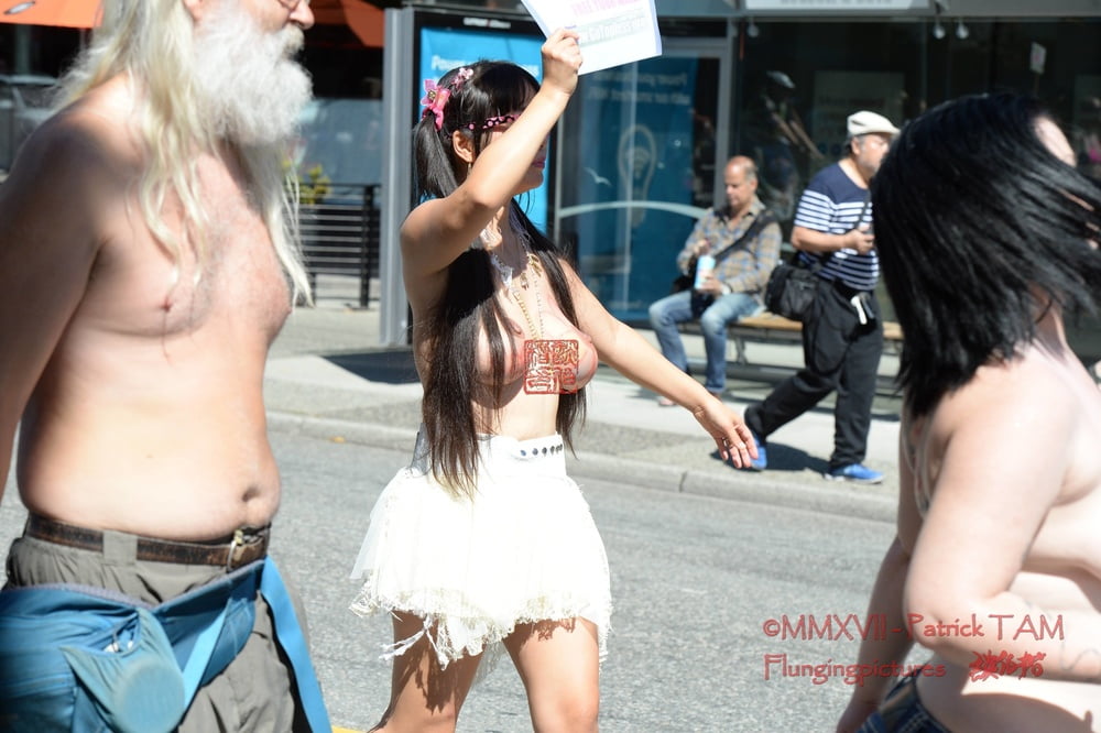 2017 Topless Protests Vancouver BC #90293477
