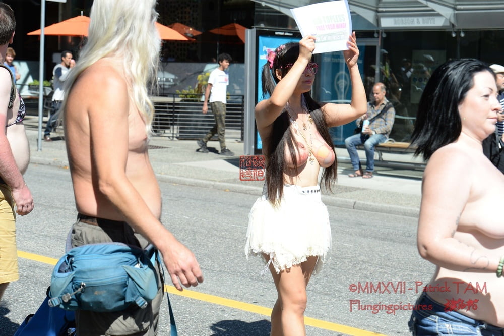 2017 Topless Protests Vancouver BC #90293480