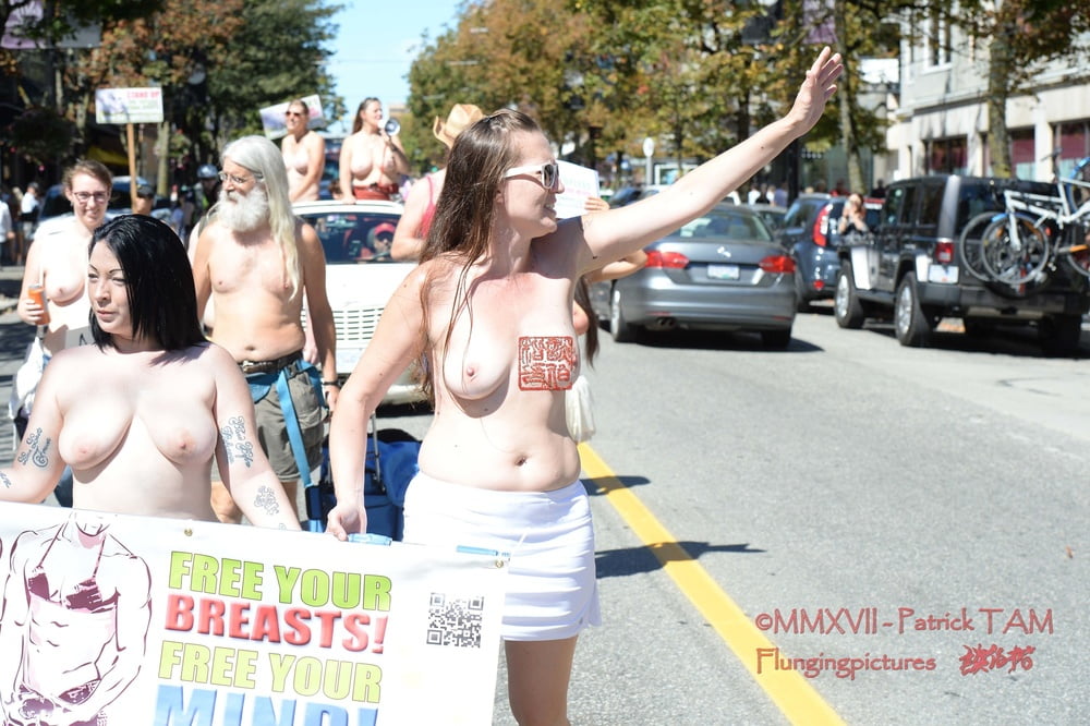 2017 Topless Protests Vancouver BC #90293510