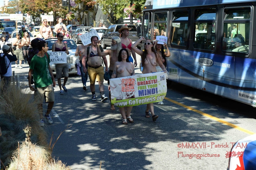 2017 Topless Protests Vancouver BC #90293524