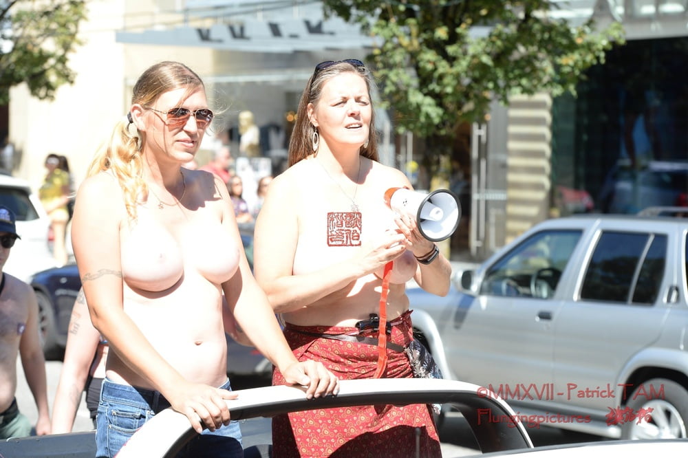 2017 Topless Protests Vancouver BC #90293536