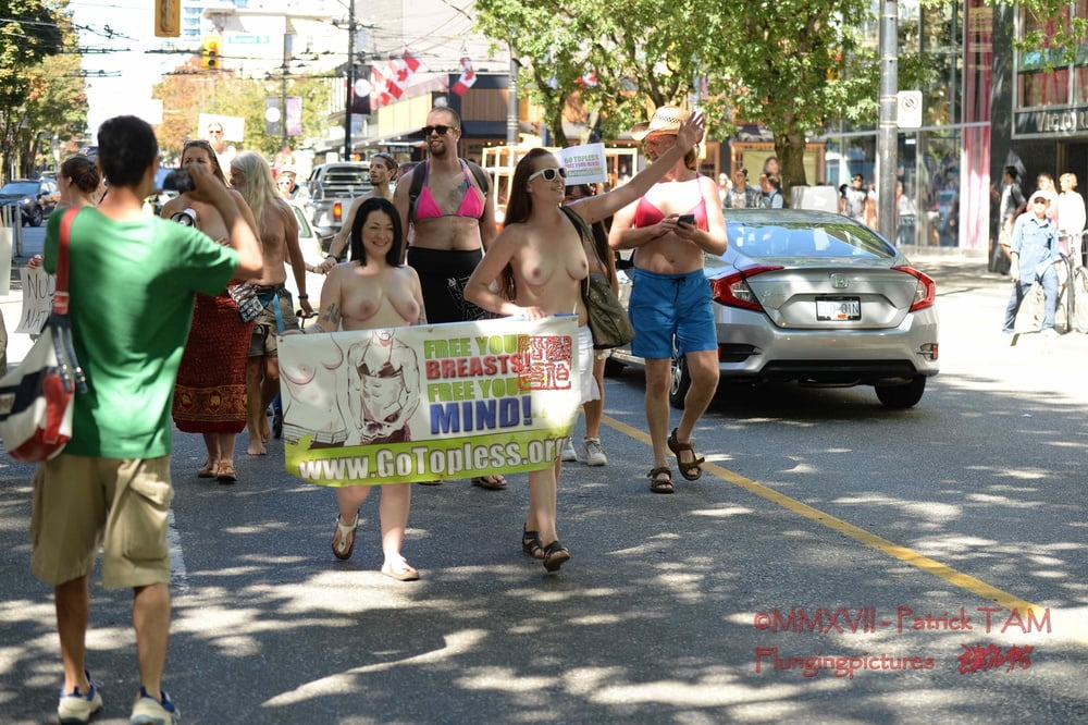 2017 Topless Protests Vancouver BC #90293566