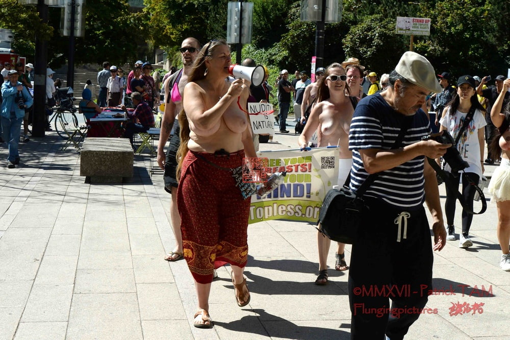 2017 Topless Protests Vancouver BC #90293572