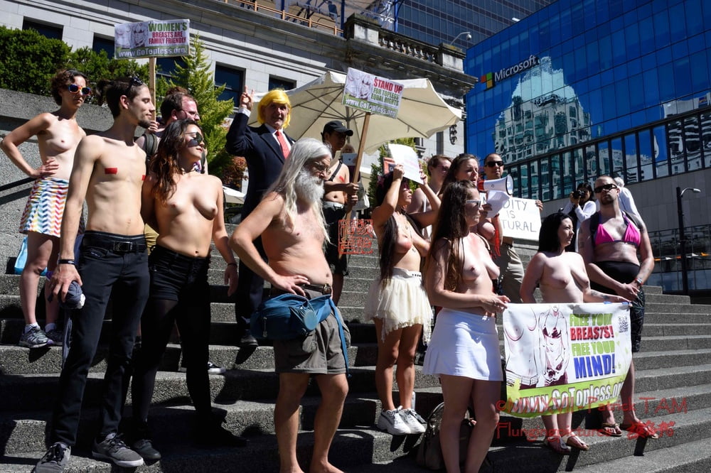 2017 Topless Protests Vancouver BC #90293609