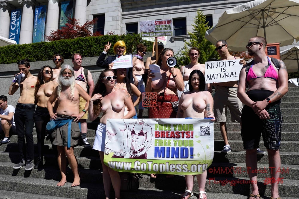 2017 Topless Protests Vancouver BC #90293612
