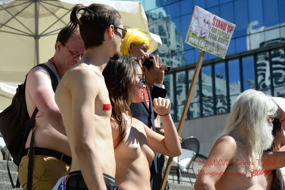 2017 Topless Protests Vancouver BC #90293618