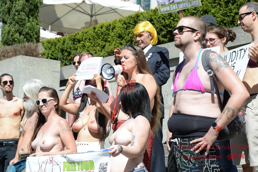 2017 Topless Protests Vancouver BC #90293624