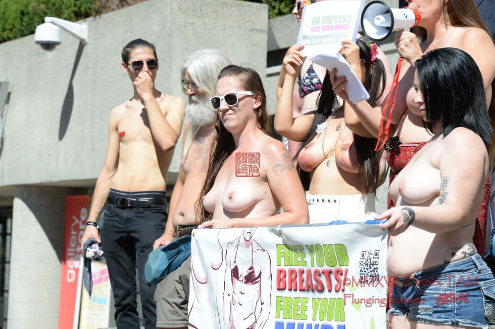 2017 Topless Protests Vancouver BC #90293630
