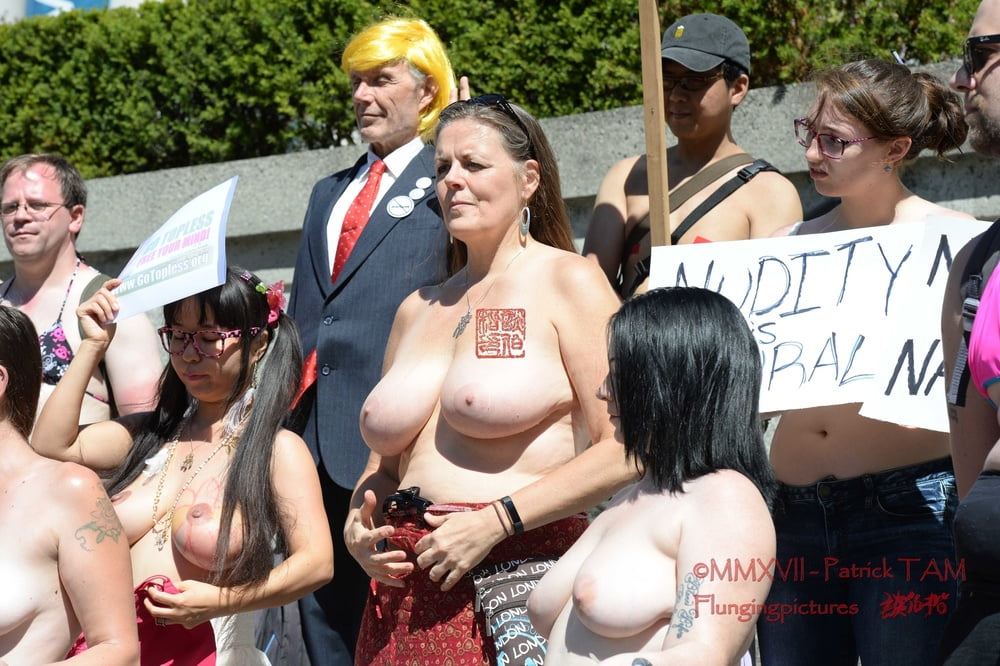 2017 Topless Protests Vancouver BC #90293659