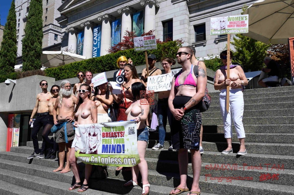 2017 Topless Protests Vancouver BC #90293662