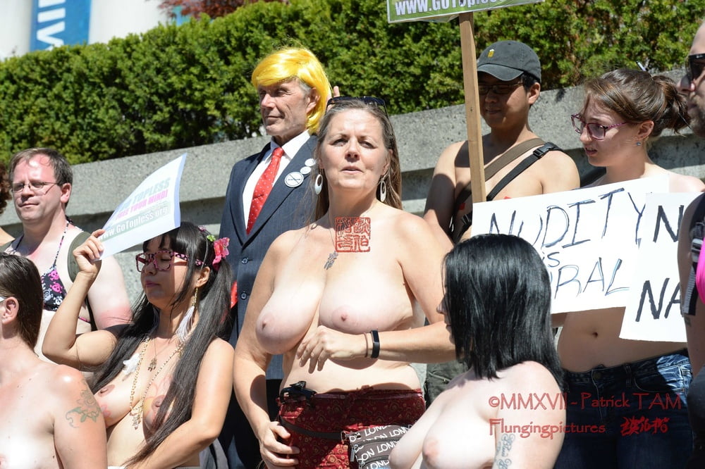 2017 Topless Protests Vancouver BC #90293668