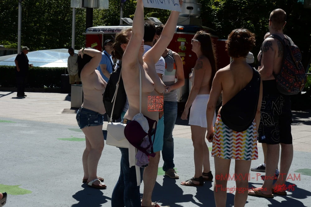 2017 Topless Protests Vancouver BC #90293701