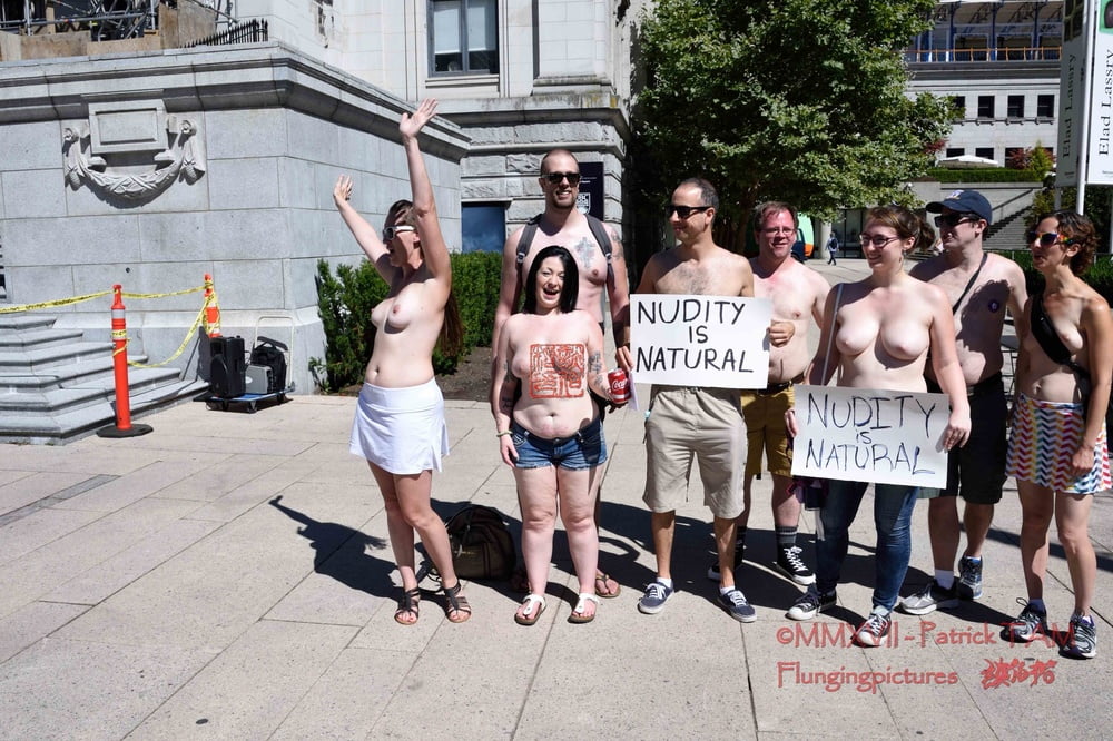 2017 Topless Protests Vancouver BC #90293713