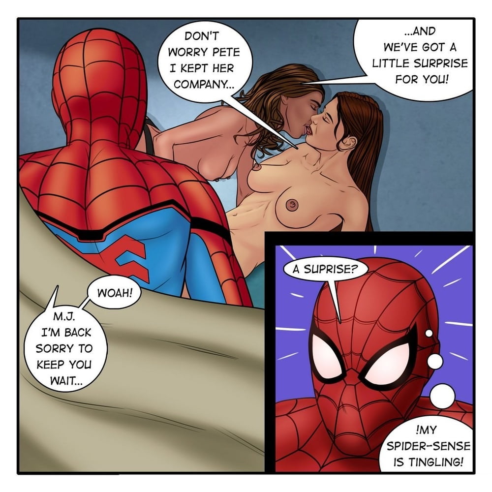 Spider-man éjaculant à la maison
 #96435414