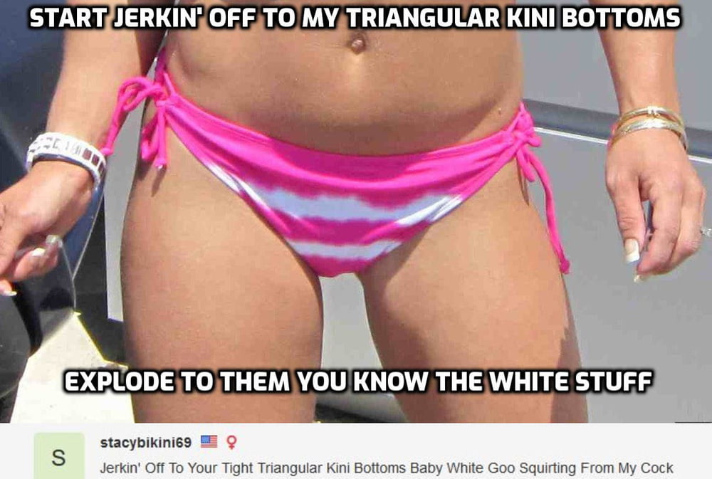 Melanie nimmt auf Hahn Härten rosa String-Bikini
 #80978599