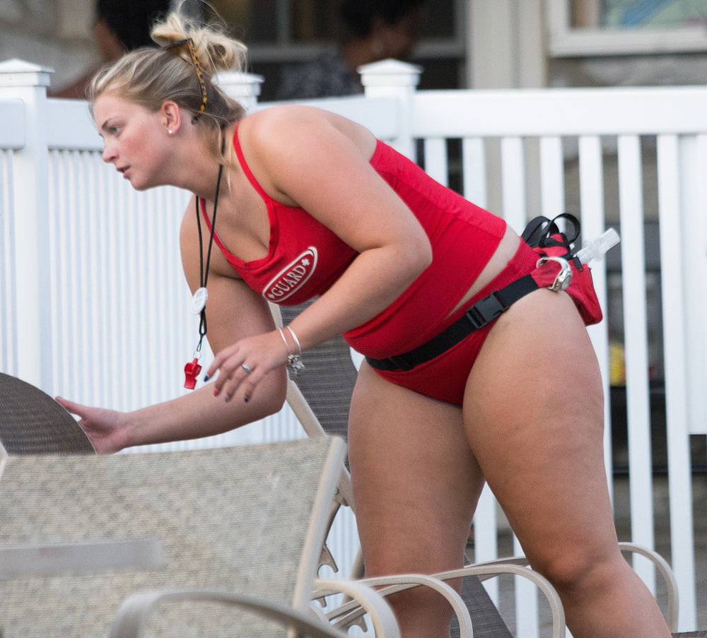 Chubby lifeguard #104008893