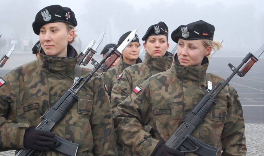 Polish Women Soldiers #99585773