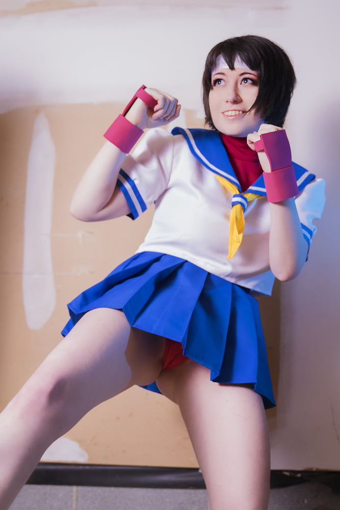 Usatame Sakura Kasugano Cosplay #91526437