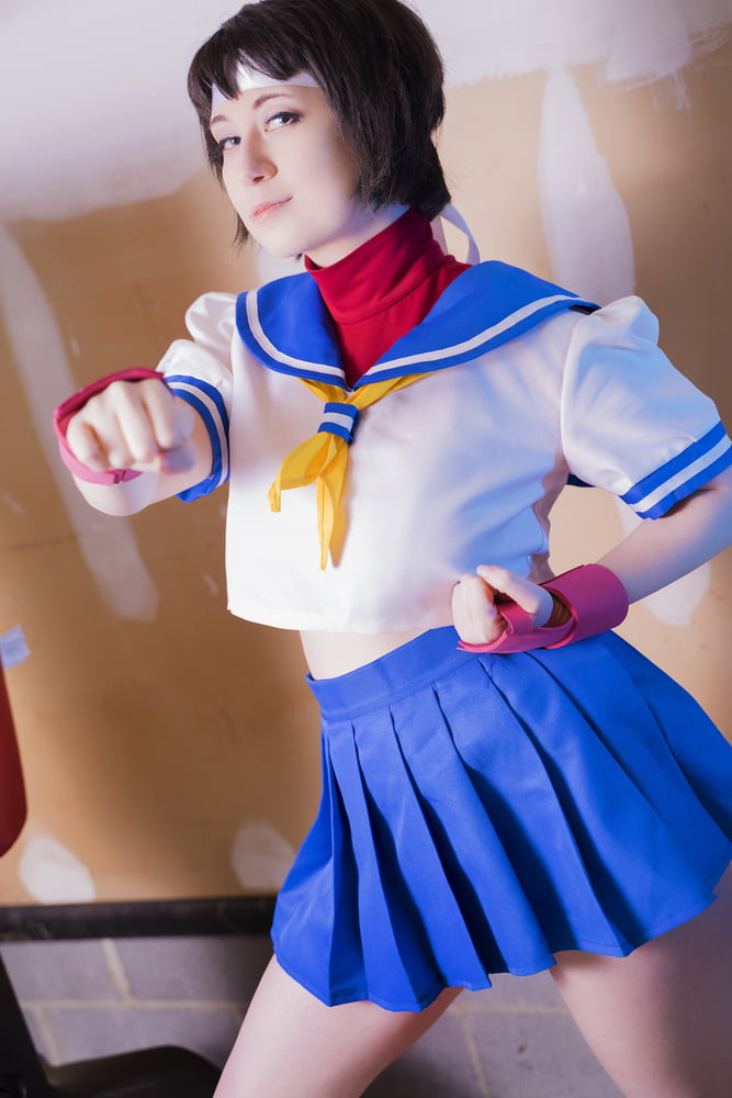 Usatame Sakura Kasugano Cosplay #91526439