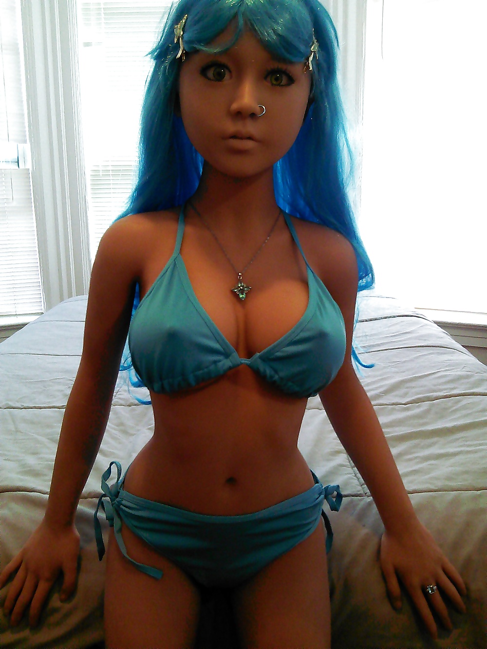 Nina's blue bikini 2 #106960955