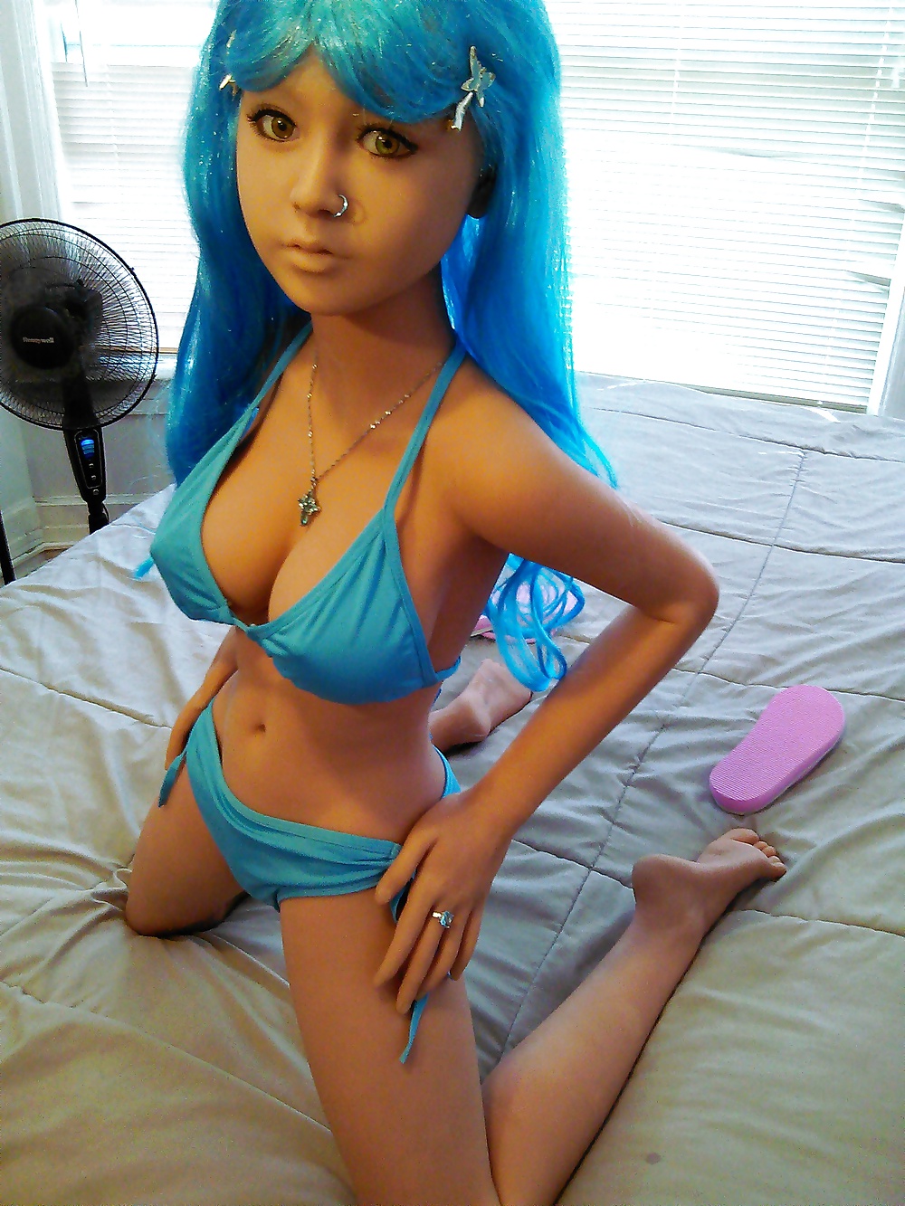 Nina's blue bikini 2 #106960989