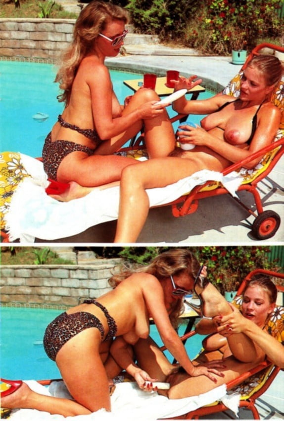 Linda Shaw and Laurie Noel - Pool Fun #103898447