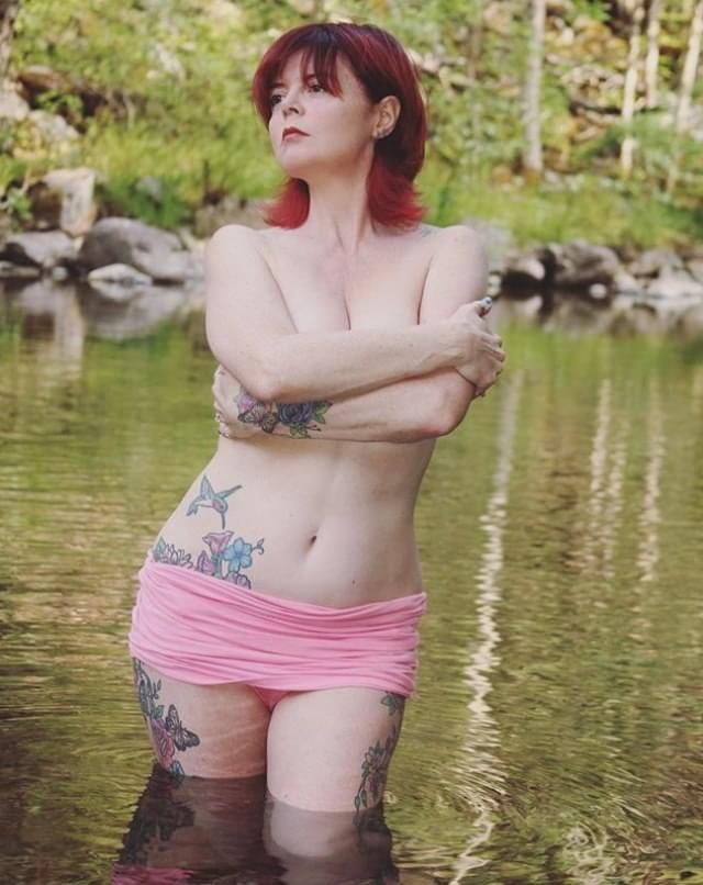 Red hair and tattoos #92308635