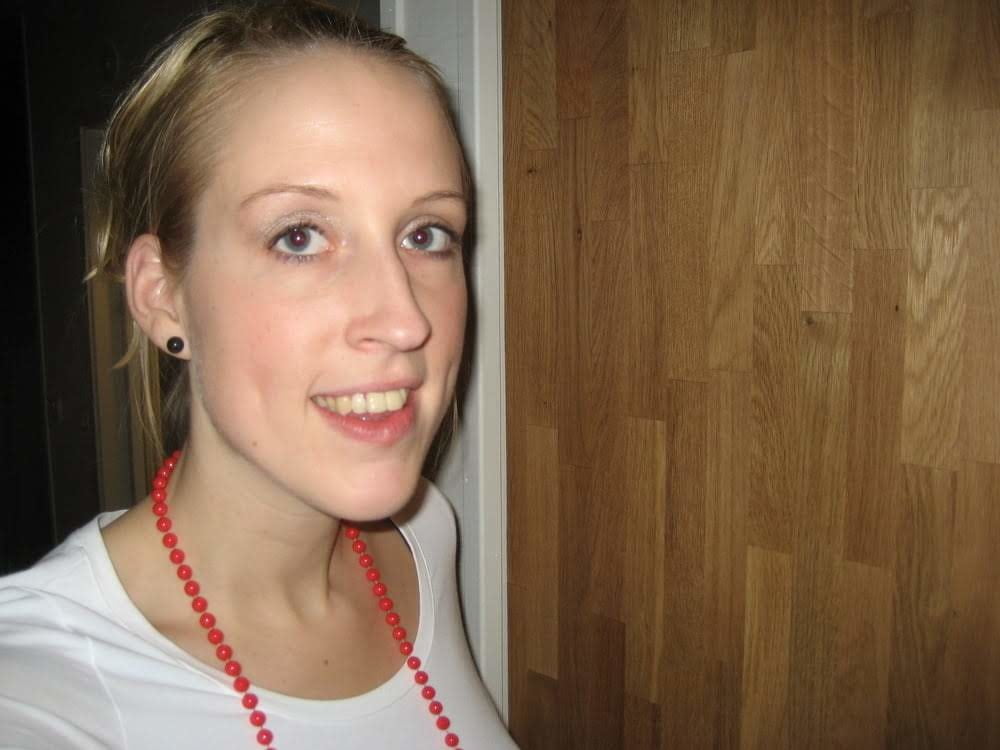 sexy amateur slim busty blonde MILF wife Anika #106378494