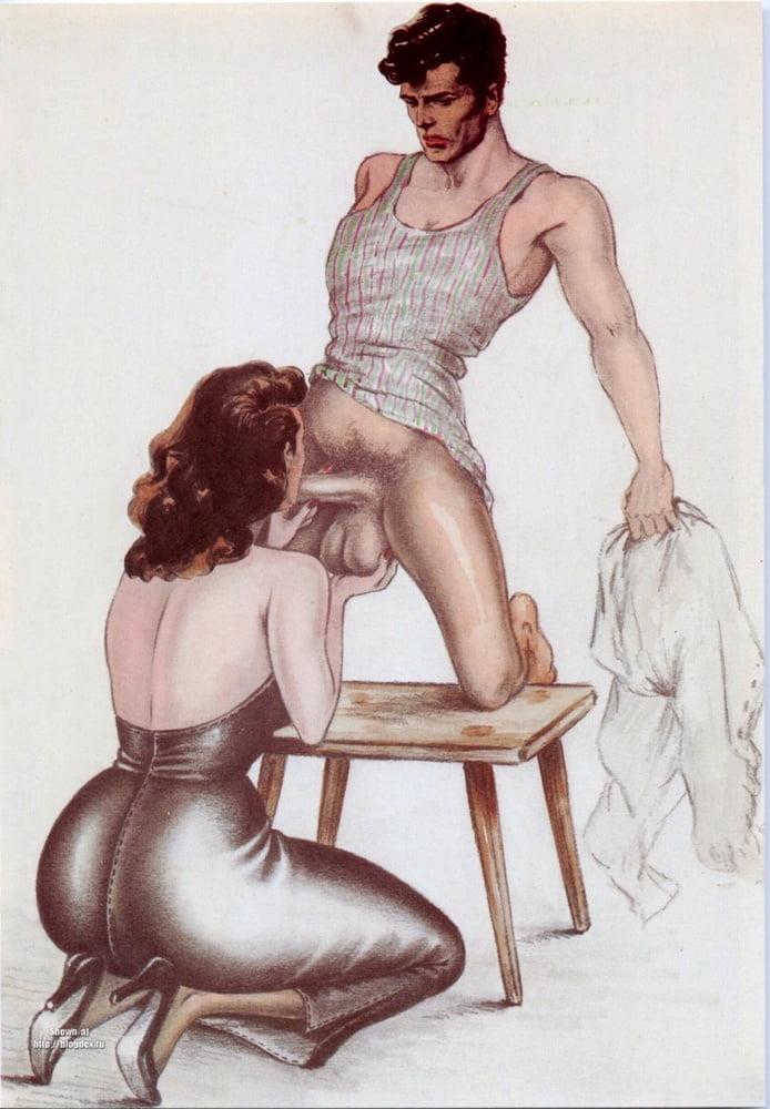 Dibujos eróticos clásicos - pero ¿quién es el artista?
 #103134213