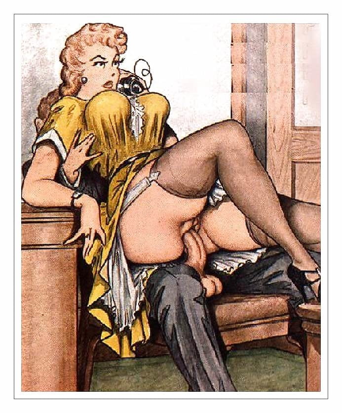 Dibujos eróticos clásicos - pero ¿quién es el artista?
 #103134234