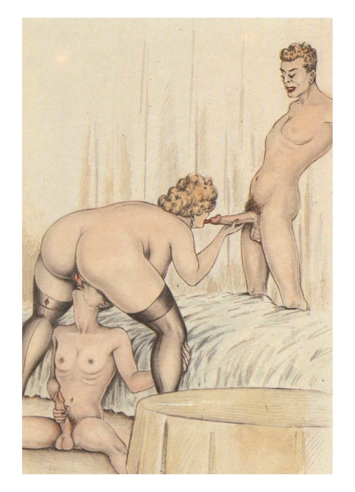 Dibujos eróticos clásicos - pero ¿quién es el artista?
 #103134330