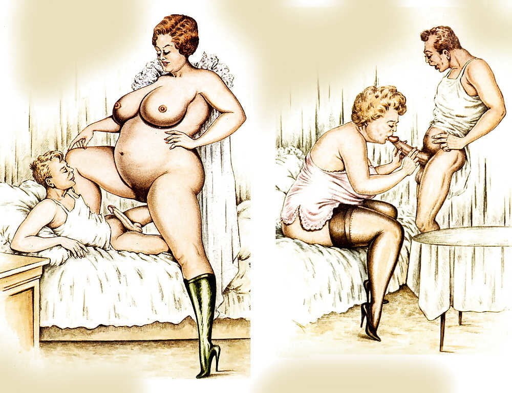 Dibujos eróticos clásicos - pero ¿quién es el artista?
 #103134342