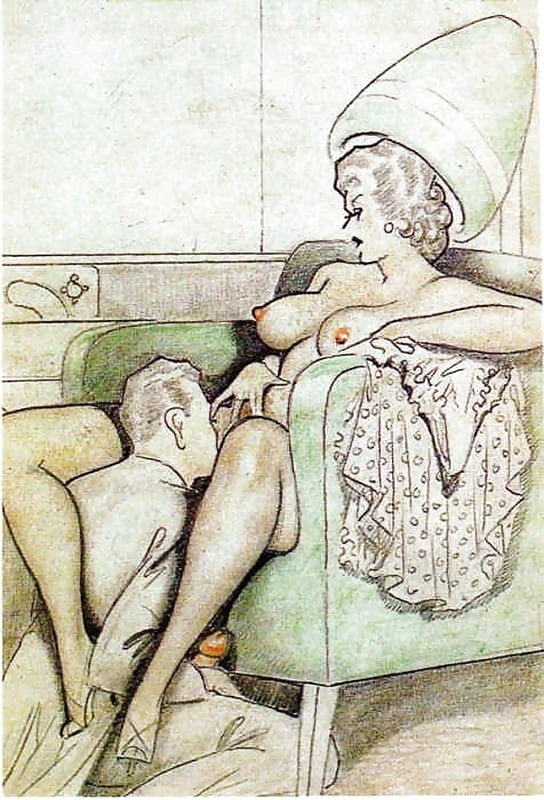 Dibujos eróticos clásicos - pero ¿quién es el artista?
 #103134411