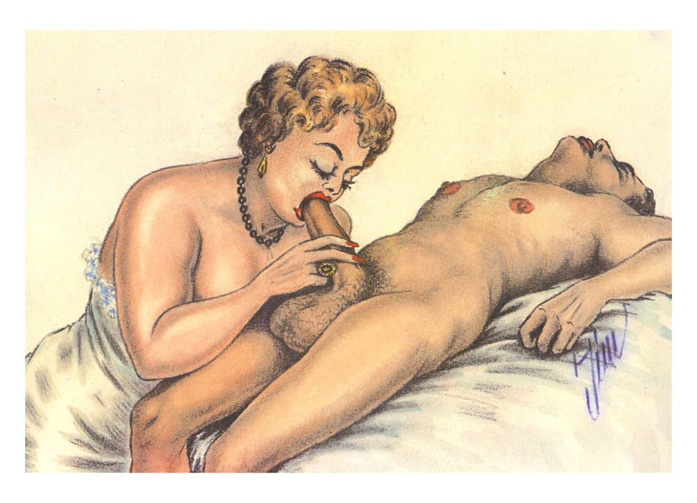 Dibujos eróticos clásicos - pero ¿quién es el artista?
 #103134610