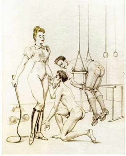 Dibujos eróticos clásicos - pero ¿quién es el artista?
 #103134634