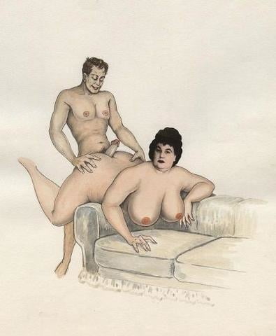 Dibujos eróticos clásicos - pero ¿quién es el artista?
 #103134640